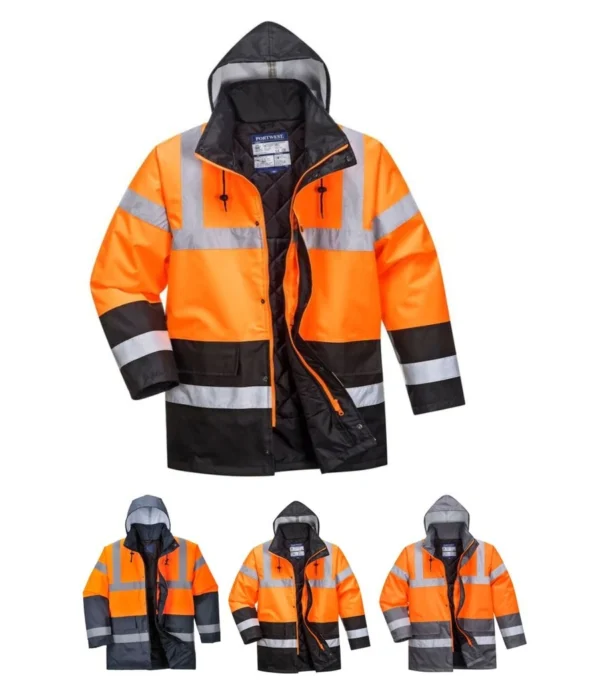 S467 Hi Vis Two Tone Traffic Jacket